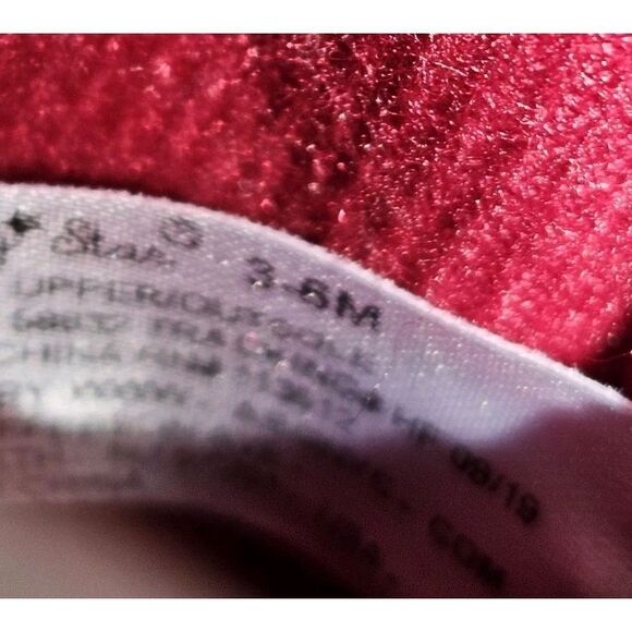 Rising Star 3-6M cowboy boot crib shoe Cowgirl Pink Soft - Picture 6 of 6